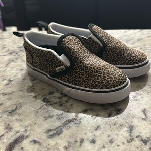 New toddler leopard vans - 10c